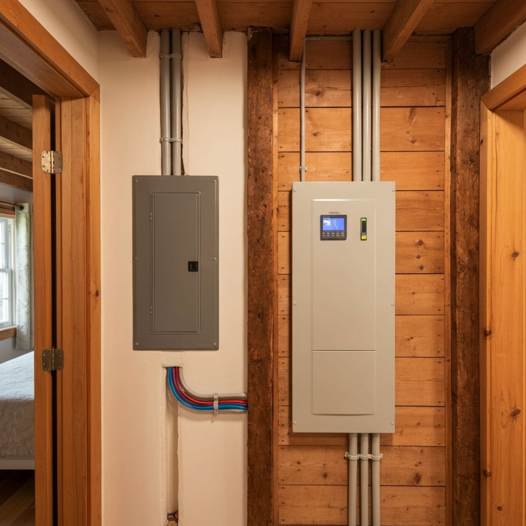 Электромонтаж в частном доме Краснодара Сборка электрощита для коттеджа в Краснодаре - профессиональный электромонтаж